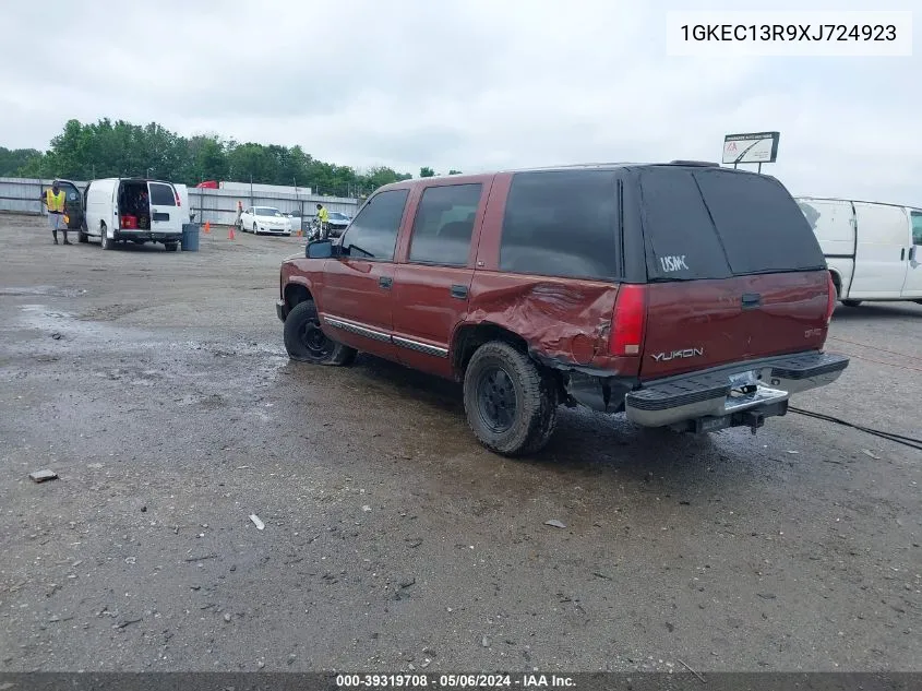 1999 GMC Yukon Sle VIN: 1GKEC13R9XJ724923 Lot: 39319708