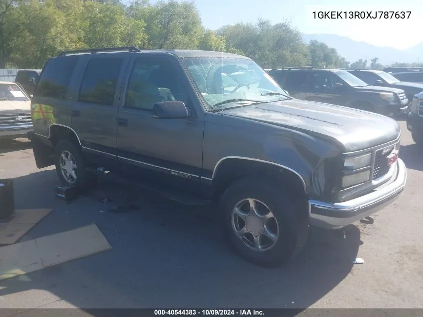 1999 GMC Yukon VIN: 1GKEK13R0XJ787637 Lot: 40544383