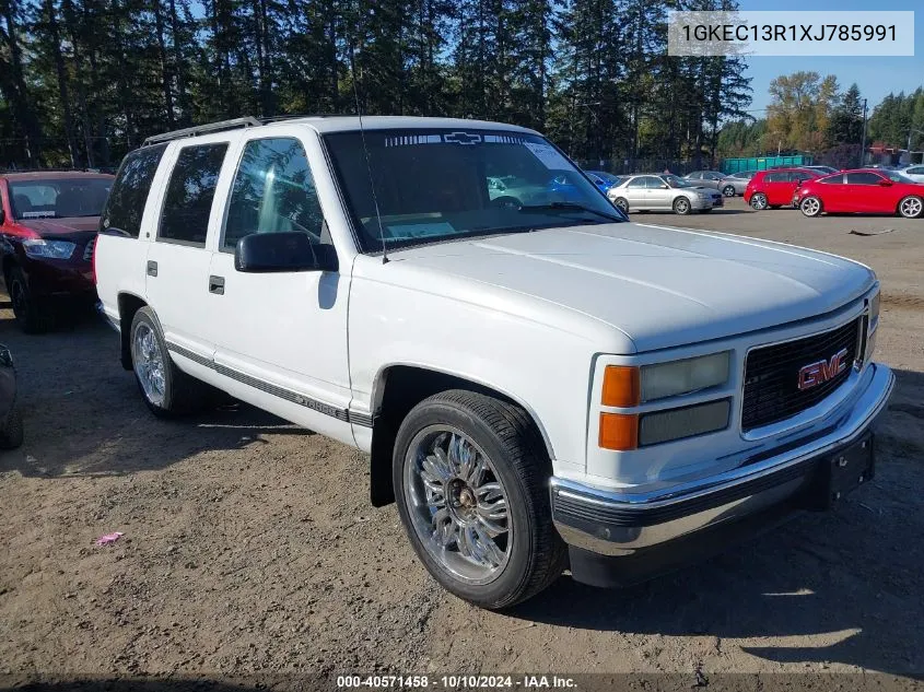 1999 GMC Yukon Sle VIN: 1GKEC13R1XJ785991 Lot: 40571458