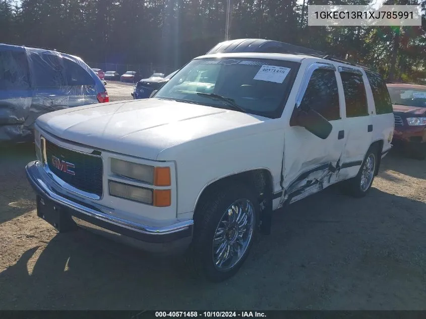 1999 GMC Yukon Sle VIN: 1GKEC13R1XJ785991 Lot: 40571458