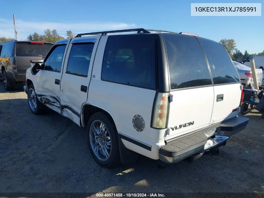 1999 GMC Yukon Sle VIN: 1GKEC13R1XJ785991 Lot: 40571458