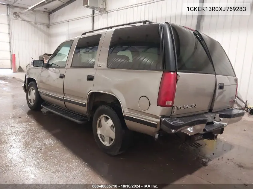 1999 GMC Yukon Sle VIN: 1GKEK13R0XJ769283 Lot: 40635710