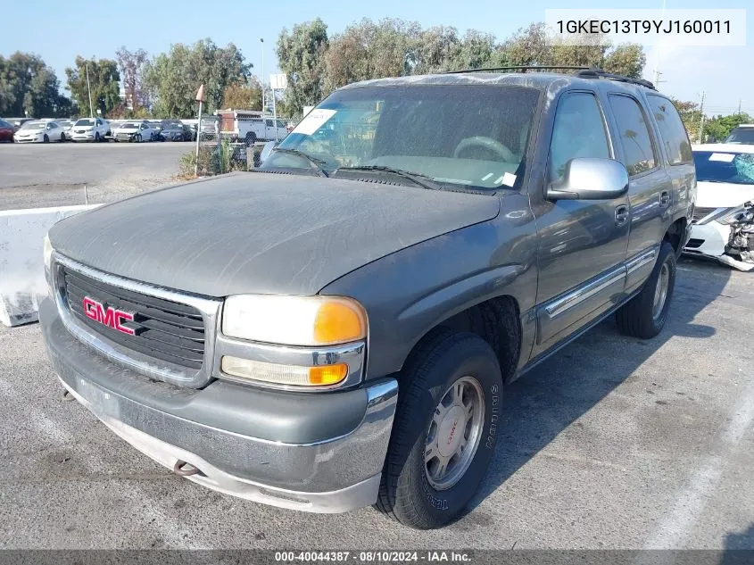 2000 GMC Yukon Slt VIN: 1GKEC13T9YJ160011 Lot: 40044387