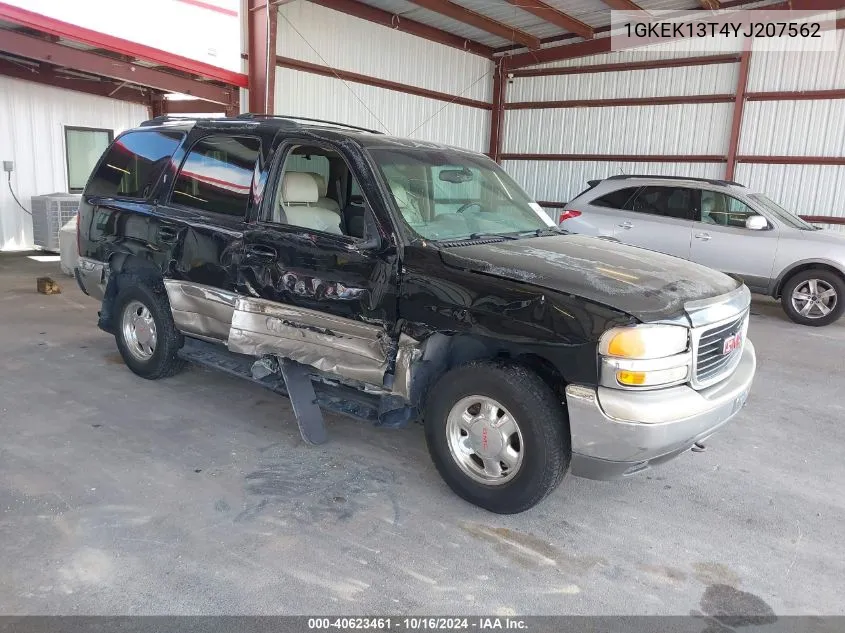 2000 GMC Yukon Slt VIN: 1GKEK13T4YJ207562 Lot: 40623461