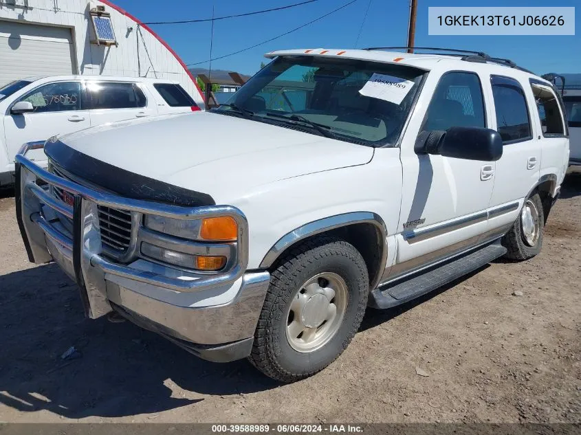 2001 GMC Yukon Slt VIN: 1GKEK13T61J06626 Lot: 39588989