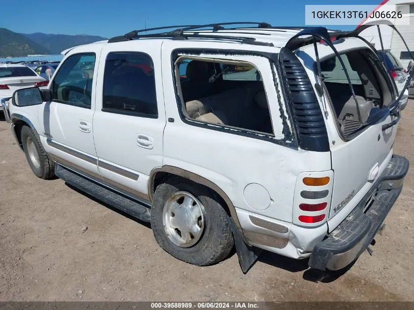 2001 GMC Yukon Slt VIN: 1GKEK13T61J06626 Lot: 39588989