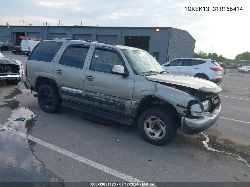 1GKEK13T31R166414 2001 GMC Yukon Sle