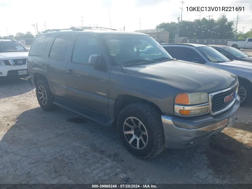 1GKEC13V01R221691 2001 GMC Yukon Sle