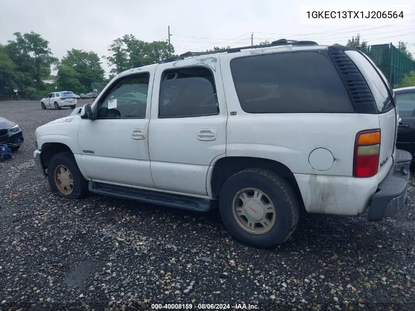 1GKEC13TX1J206564 2001 GMC Yukon Sle