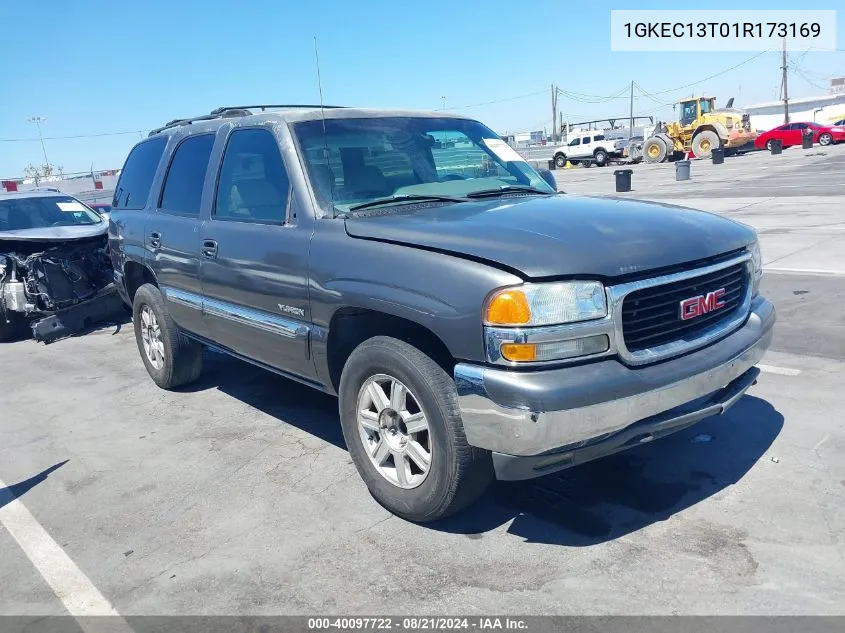 2001 GMC Yukon Slt VIN: 1GKEC13T01R173169 Lot: 40097722