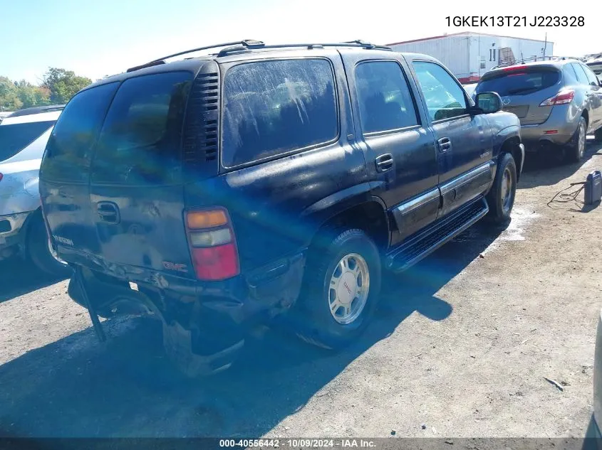 2001 GMC Yukon Slt VIN: 1GKEK13T21J223328 Lot: 40556442