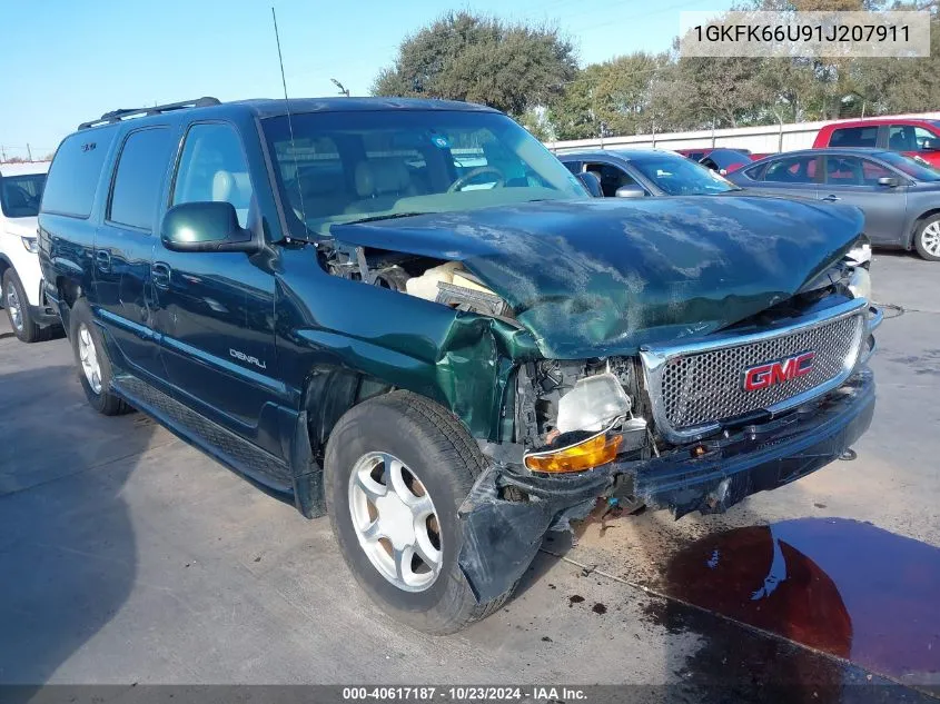 2001 GMC Yukon Xl 1500 Denali VIN: 1GKFK66U91J207911 Lot: 40617187