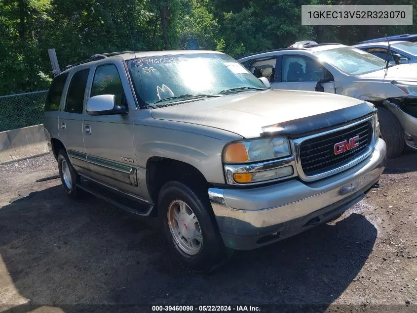 2002 GMC Yukon Sle VIN: 1GKEC13V52R323070 Lot: 39460098