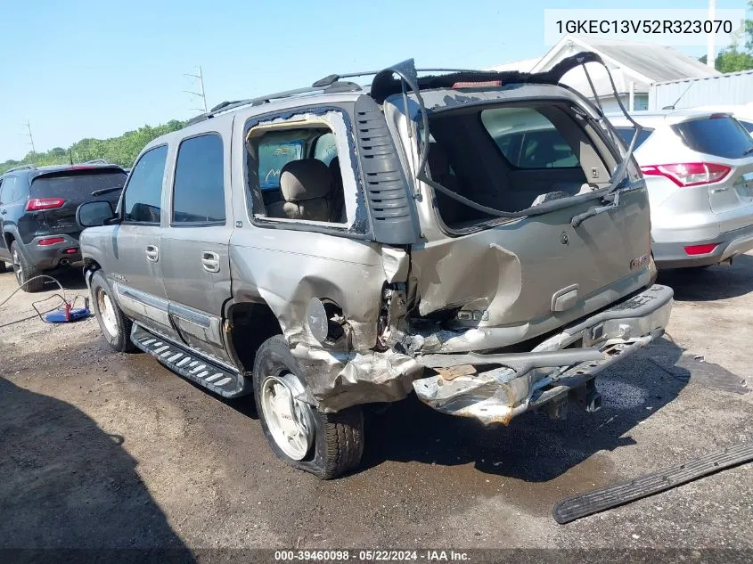 2002 GMC Yukon Sle VIN: 1GKEC13V52R323070 Lot: 39460098