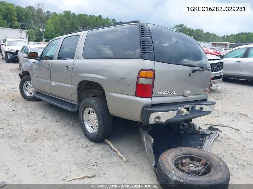 2002 GMC Yukon Xl 1500 Slt VIN: 1GKEC16Z82J329281 Lot: 39903310