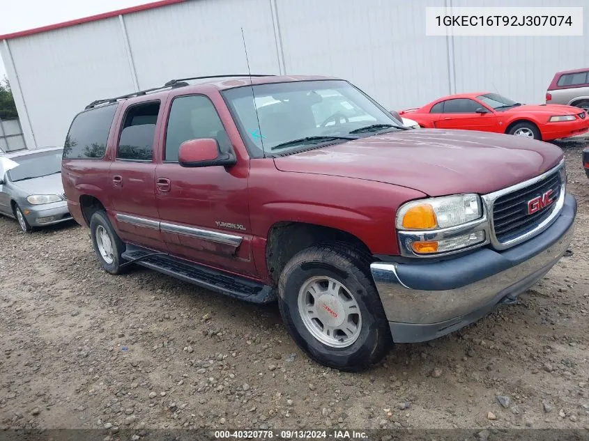 2002 GMC Yukon Xl Sle VIN: 1GKEC16T92J307074 Lot: 40320778