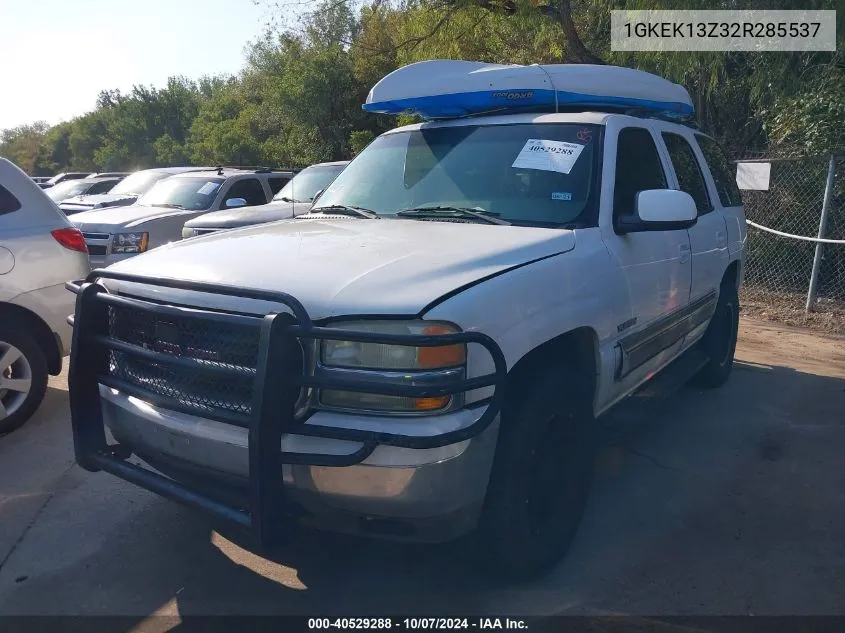 2002 GMC Yukon Sle VIN: 1GKEK13Z32R285537 Lot: 40529288