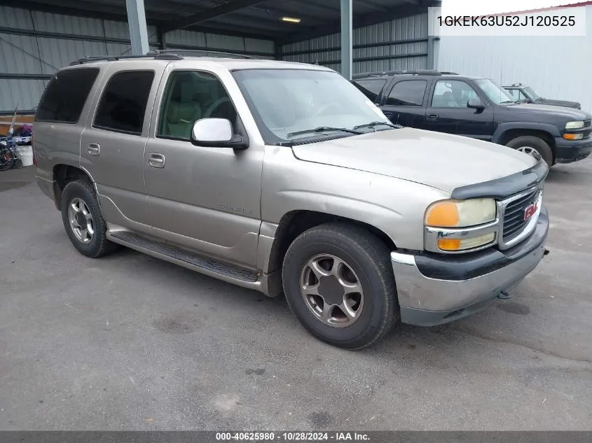 2002 GMC Yukon Denali VIN: 1GKEK63U52J120525 Lot: 40625980