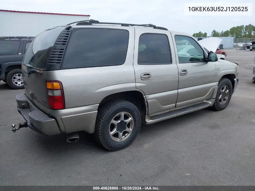 2002 GMC Yukon Denali VIN: 1GKEK63U52J120525 Lot: 40625980