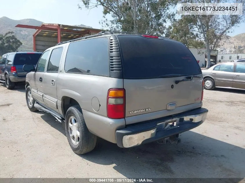 2003 GMC Yukon Xl 1500 Slt VIN: 1GKEC16T73J234451 Lot: 39441705