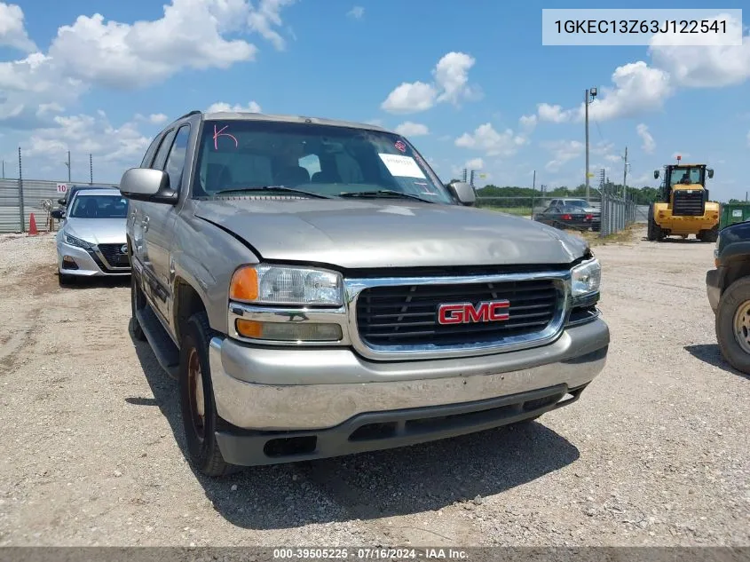 2003 GMC Yukon Slt VIN: 1GKEC13Z63J122541 Lot: 39505225