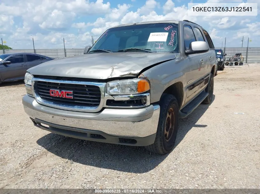 2003 GMC Yukon Slt VIN: 1GKEC13Z63J122541 Lot: 39505225