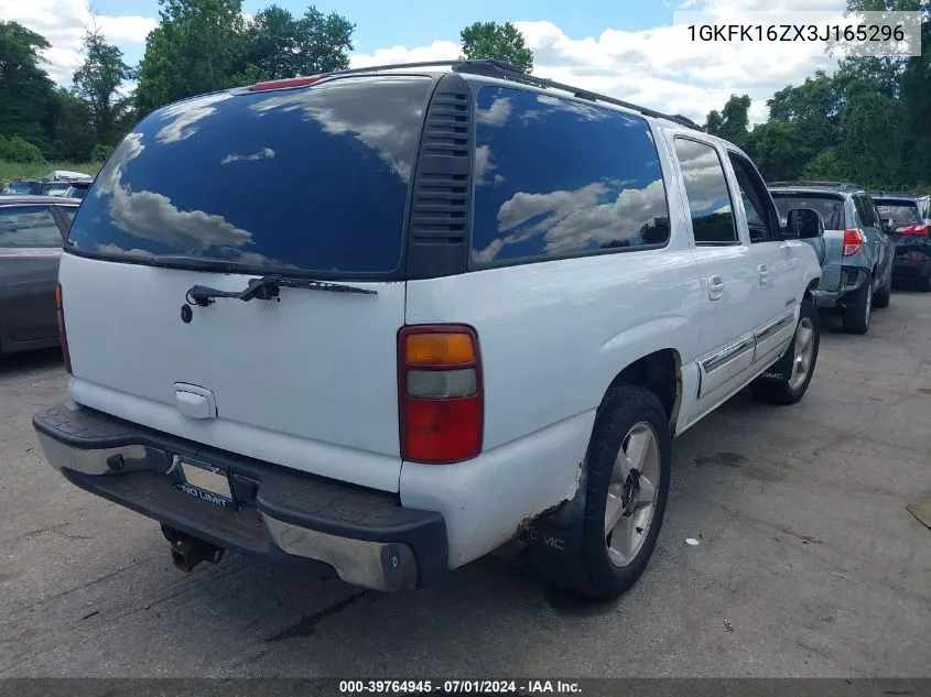 1GKFK16ZX3J165296 2003 GMC Yukon Xl 1500 Sle