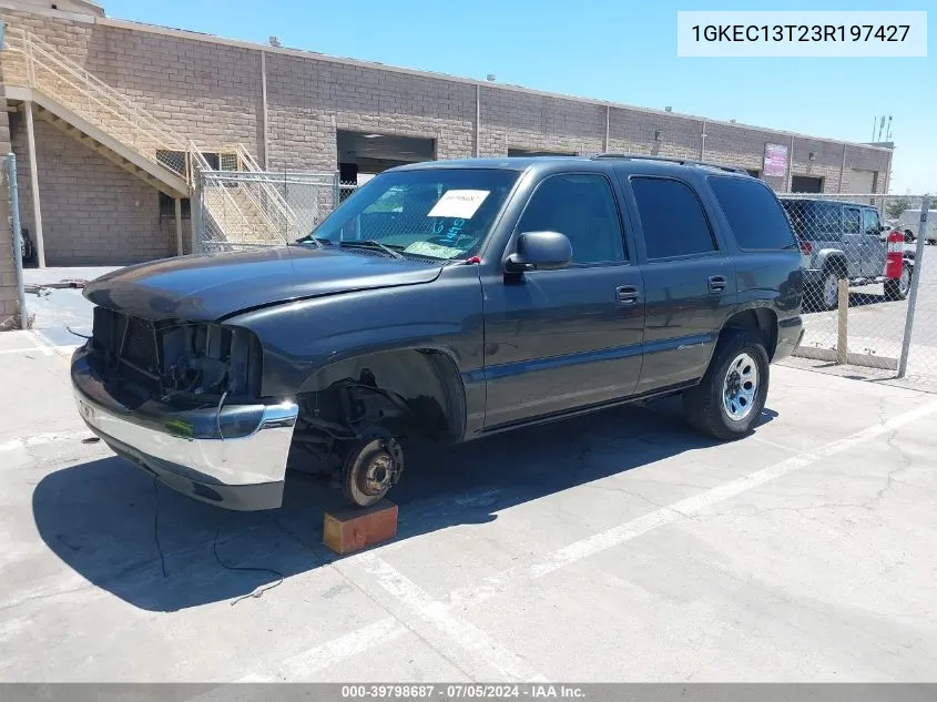 2003 GMC Yukon Sle VIN: 1GKEC13T23R197427 Lot: 39798687