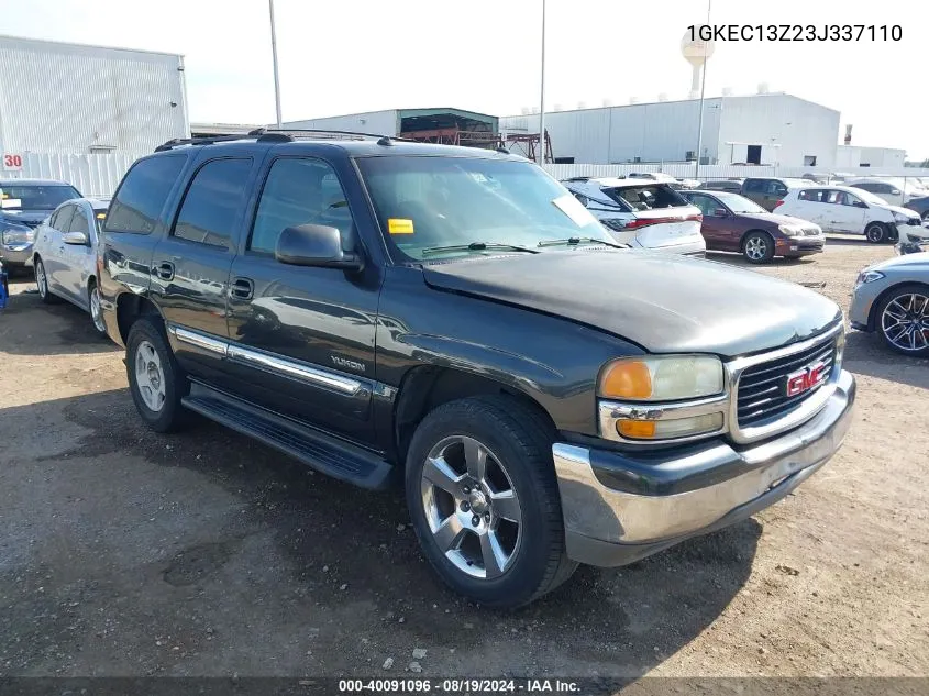 2003 GMC Yukon Slt VIN: 1GKEC13Z23J337110 Lot: 40091096