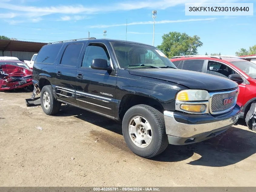 2003 GMC Yukon Xl 1500 Slt VIN: 3GKFK16Z93G169440 Lot: 40255791