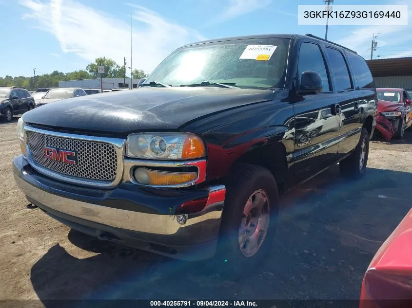 2003 GMC Yukon Xl 1500 Slt VIN: 3GKFK16Z93G169440 Lot: 40255791