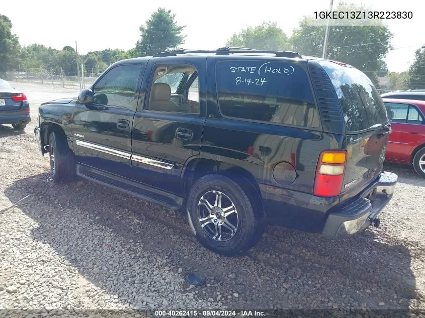 2003 GMC Yukon Slt VIN: 1GKEC13Z13R223830 Lot: 40262415