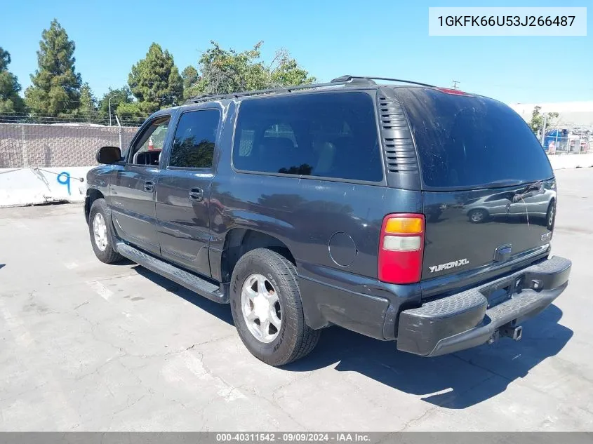 1GKFK66U53J266487 2003 GMC Yukon Xl 1500 Denali