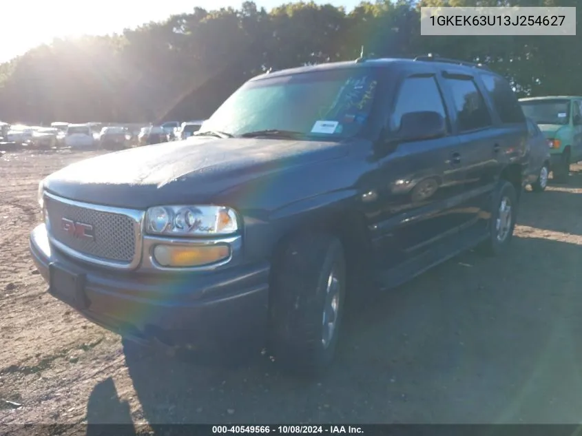 2003 GMC Yukon Denali VIN: 1GKEK63U13J254627 Lot: 40549566