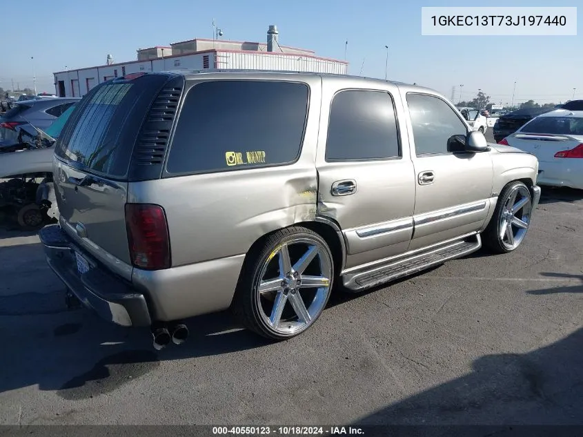 1GKEC13T73J197440 2003 GMC Yukon Slt