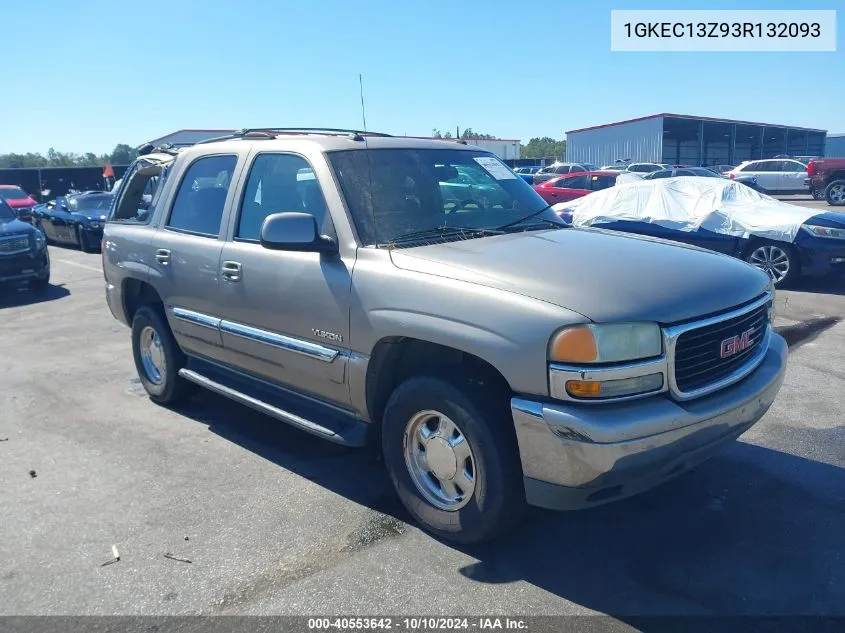 2003 GMC Yukon Slt VIN: 1GKEC13Z93R132093 Lot: 40553642