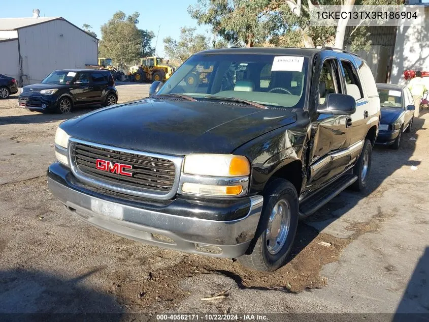 2003 GMC Yukon Slt VIN: 1GKEC13TX3R186904 Lot: 40562171