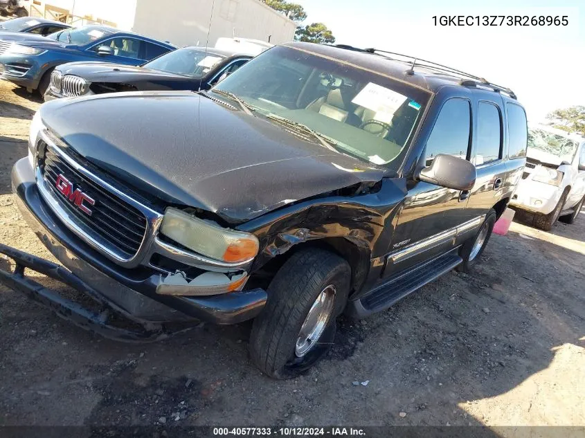 2003 GMC Yukon Slt VIN: 1GKEC13Z73R268965 Lot: 40577333