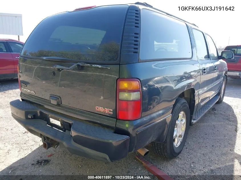 1GKFK66UX3J191642 2003 GMC Yukon Xl 1500 Denali