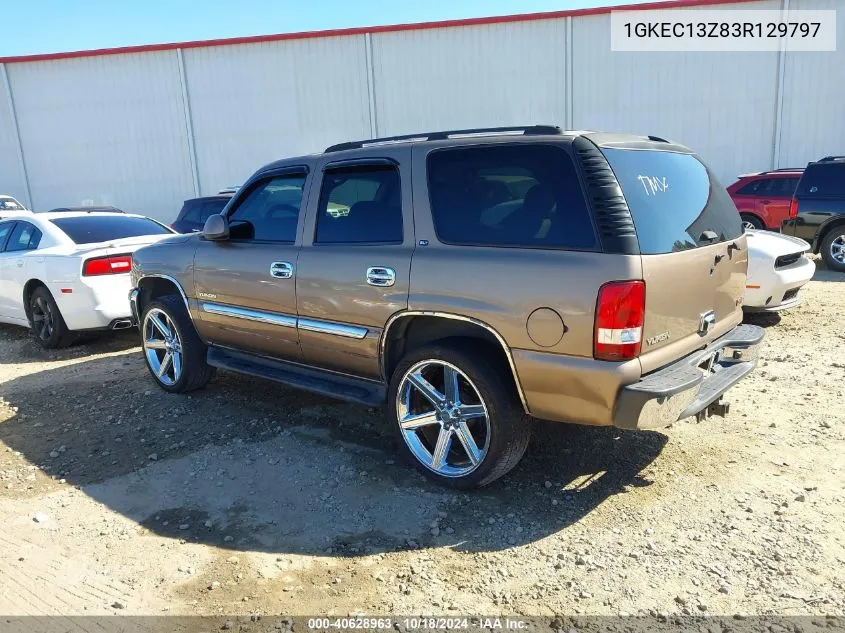 2003 GMC Yukon Slt VIN: 1GKEC13Z83R129797 Lot: 40628963