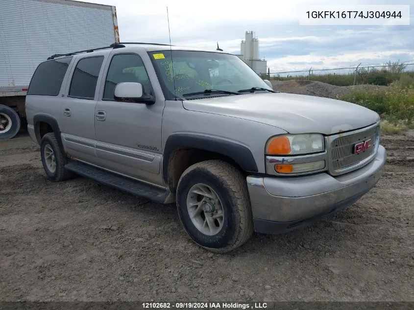 2004 GMC Yukon Xl VIN: 1GKFK16T74J304944 Lot: 12102682