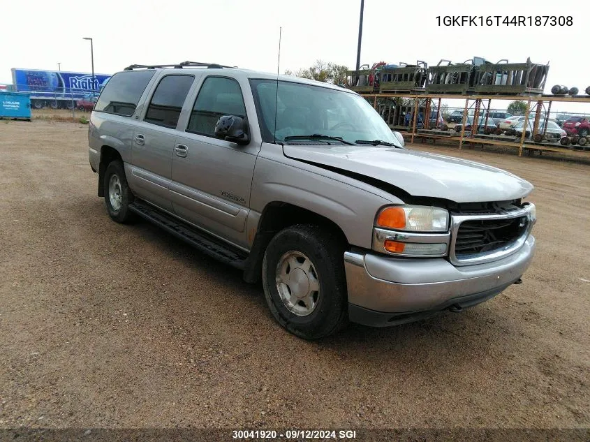 2004 GMC Yukon Xl K1500 VIN: 1GKFK16T44R187308 Lot: 30041920