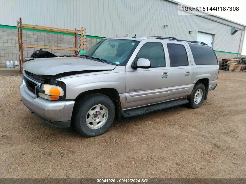 2004 GMC Yukon Xl K1500 VIN: 1GKFK16T44R187308 Lot: 30041920