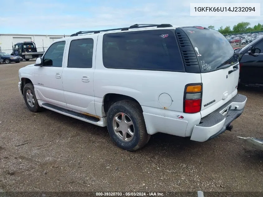 1GKFK66U14J232094 2004 GMC Yukon Xl 1500 Denali