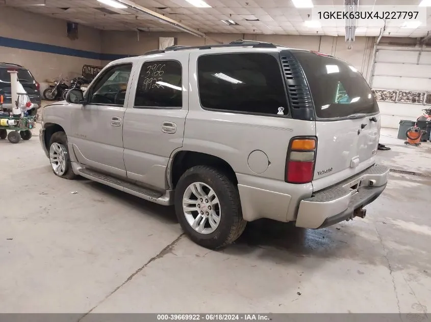 2004 GMC Yukon Denali VIN: 1GKEK63UX4J227797 Lot: 39669922