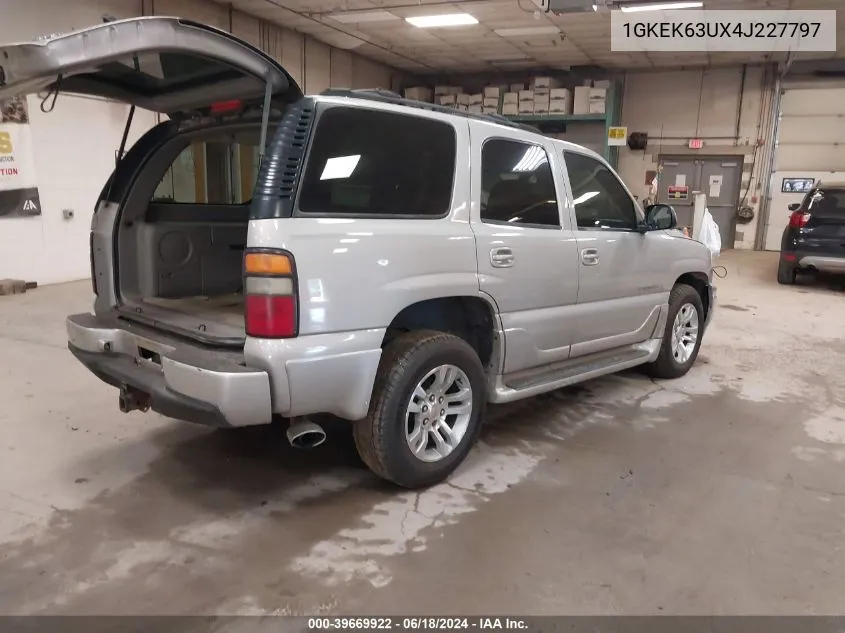 2004 GMC Yukon Denali VIN: 1GKEK63UX4J227797 Lot: 39669922