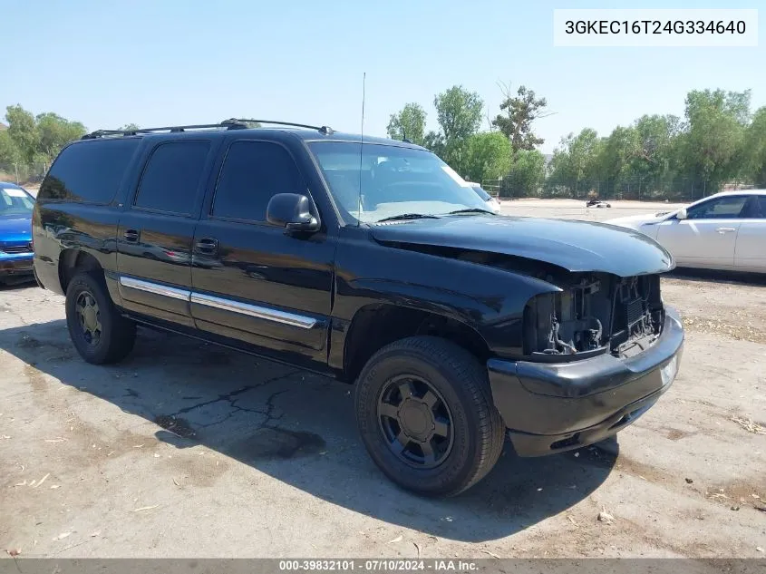 2004 GMC Yukon Xl 1500 Slt VIN: 3GKEC16T24G334640 Lot: 39832101