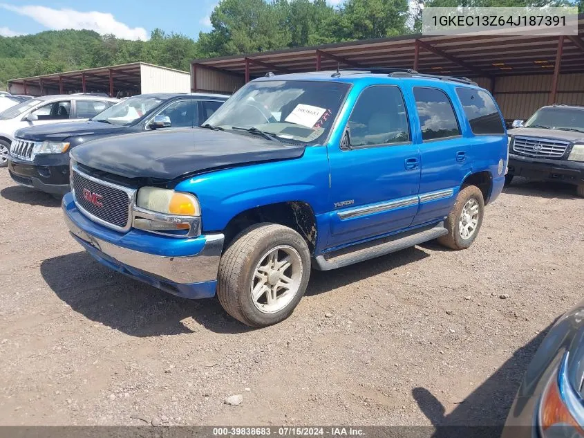 2004 GMC Yukon Slt VIN: 1GKEC13Z64J187391 Lot: 39838683