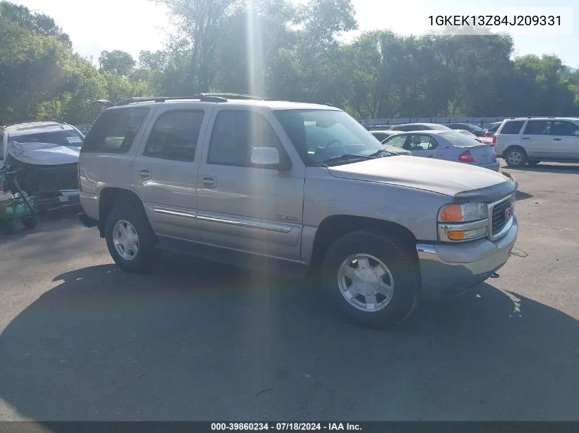 1GKEK13Z84J209331 2004 GMC Yukon Slt