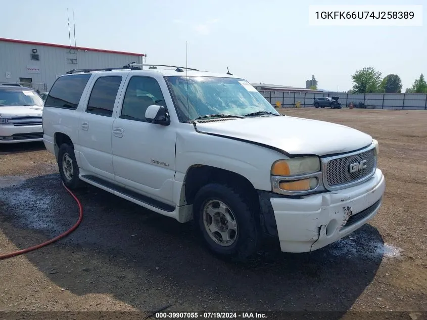 1GKFK66U74J258389 2004 GMC Yukon Xl 1500 Denali